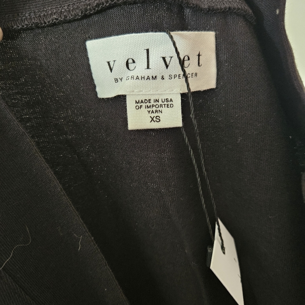 NWT Velvet By Grahm & Spencer Black Dress - Picture 4 of 5